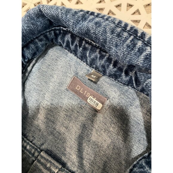 DL1961 Hannah Denim Jumpsuit in Blue Medium Womens Jeans Denim Outfit - Picture 8 of 16